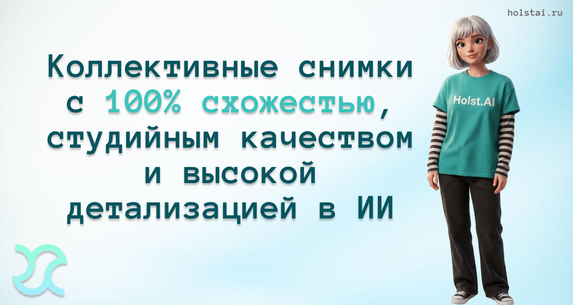 создать семейное фото нейросетью, коллективное фото ИИ по фото, нейросеть групповое фото из разных фото, совместить фото семьи нейросеть