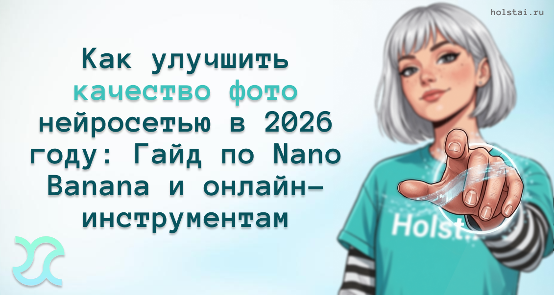 Как улучшить качество фото нейросетью в 2026 году: Гайд по Nano Banana и онлайн-инструментам