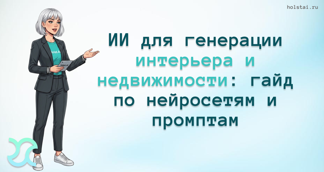 ИИ для генерации интерьера и недвижимости: гайд по нейросетям и промптам