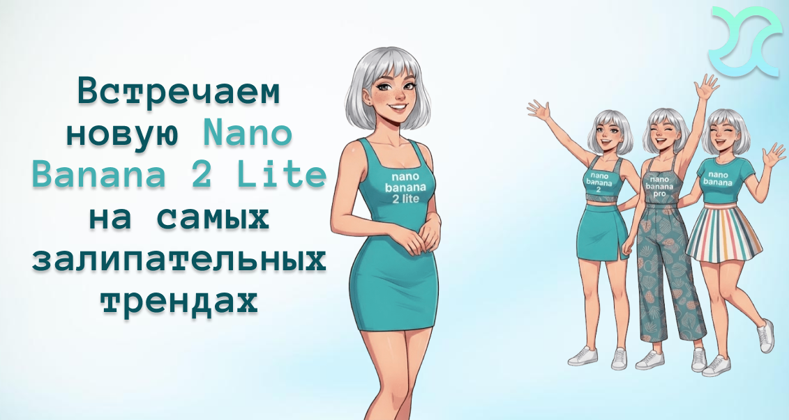 Тестируем новую Nano Banana 2 Lite на самых залипательных трендах
